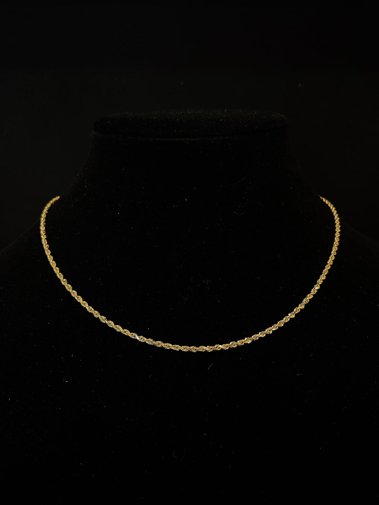 2.2mm Rope Chain (14k Gold)