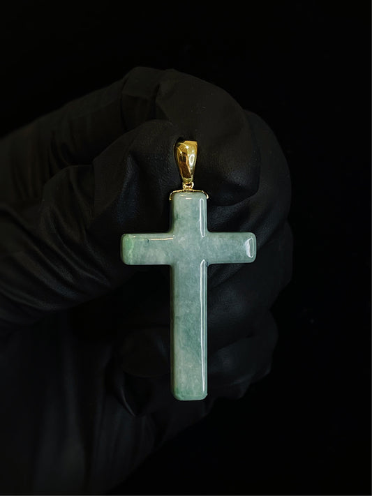 Jade Cross Pendant