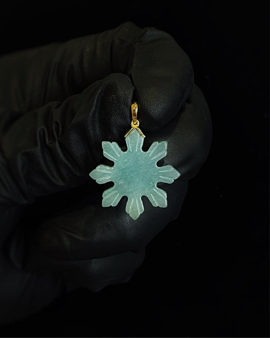 Filipino Sun Jade Pendant