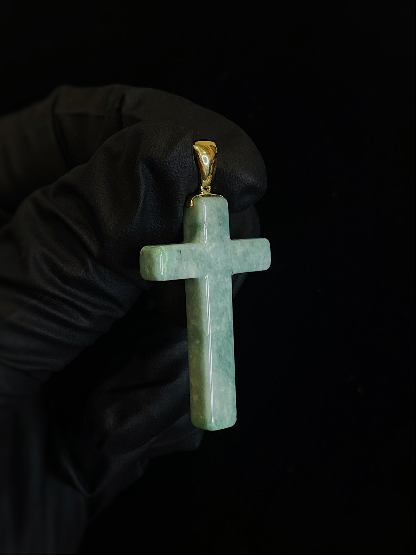 Jade Cross Pendant